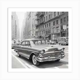 Chevrolet Bel Air Art Print