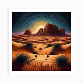 Desert Landscape 70 Art Print