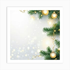 Christmas Background 16 Art Print