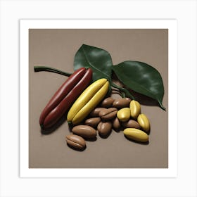 Roasted Coffee Beans 5 Art Print