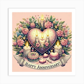 Happy Anniversary 2 Art Print