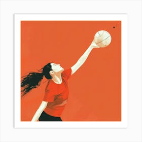 Volleyball Player 1 Art Print