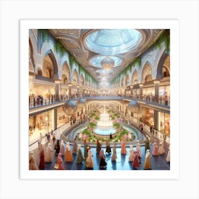 Mall In Dubai 1 Art Print