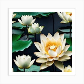 Lotus Flower 84 Art Print