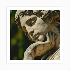 Statue Of A Woman Art Print