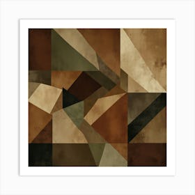 Abstract Geometric Pattern 52 Art Print