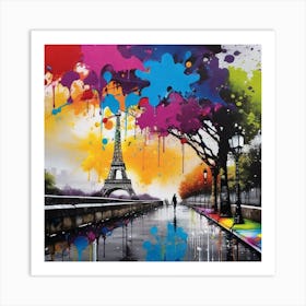 Paris - Eiffel Tower Art Print