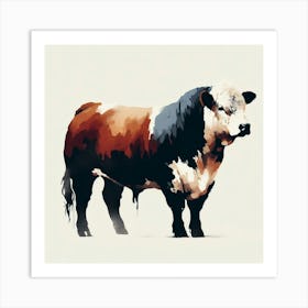 Bull Canvas Print Art Print