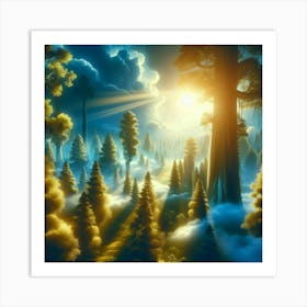 Fairytale Forest 39 Art Print