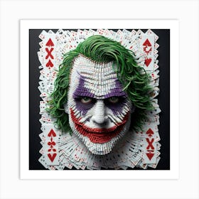 Joker Playing Cards 2 Art Print