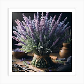 Lavender Bouquet Art Print