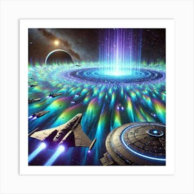 A Sci Fi Visualization Of The Stunning Visuals Eff Art Print