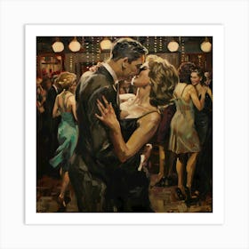 Enchantment Under the Chandeliers: A Dance to Remember Art Print