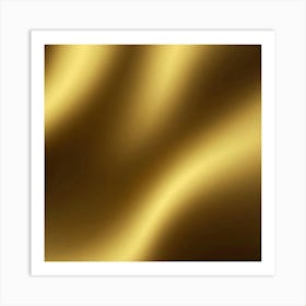 Gold Silk Background Art Print