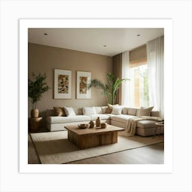 Modern Living Room 140 Art Print