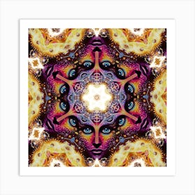 Psychedelic Mandala 94 Art Print