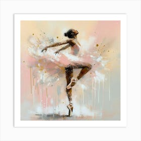 Ballerina Canvas Print 3 Art Print