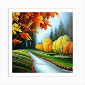 Fall Season Art Print