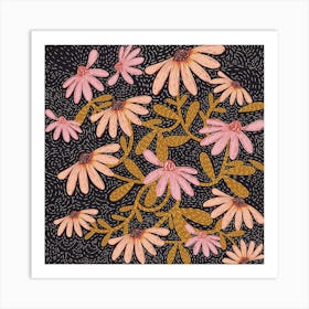 Pink Daisies Art Print