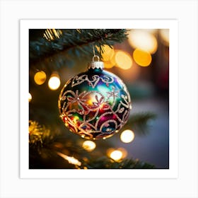 Christmas Ornament 4 Art Print