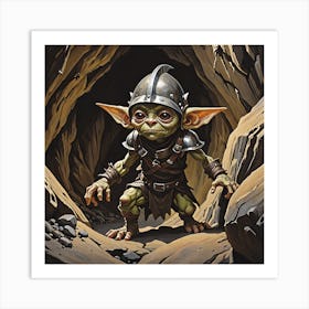 Baby Yoda Art Print