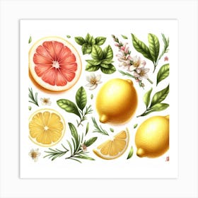 Lemon 3 Art Print