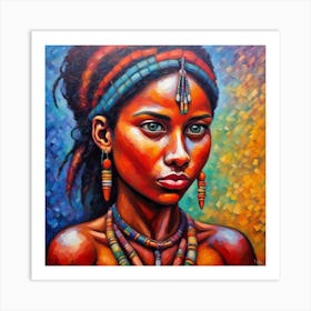 African Woman Art Print