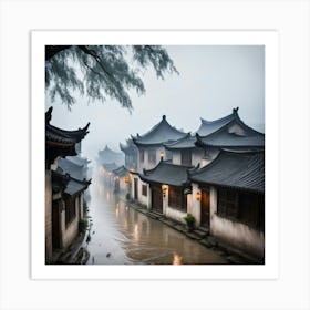 Chinese Village Art Print