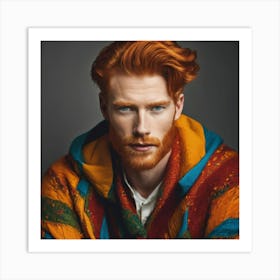 Red Haired Man 1 Art Print