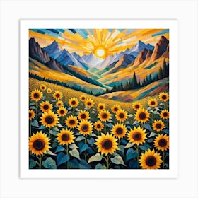 Sunflowers 6 Art Print