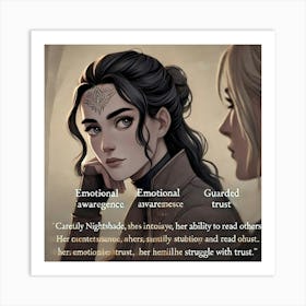 Zoya Emotional Intelligence Skill Art Print