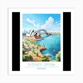 Sydney Opera Art Print