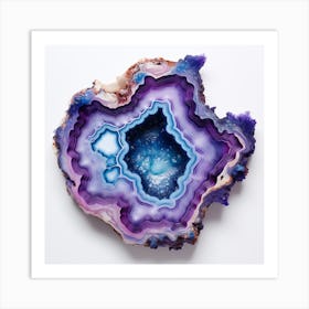 Geode 8 Art Print