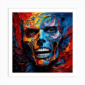 Skull Painting Art Print