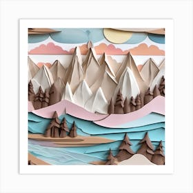 Paper Art Art Print