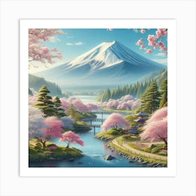 Mt Fuji Art Print