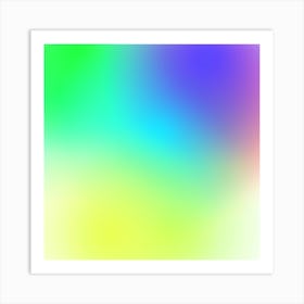 Abstract Background In Pastel Colors Art Print