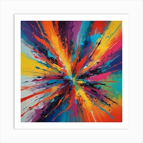 Burst 5 Art Print