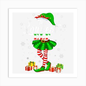 Loudest Elf Group Matching Family Christmas Pajama Outfit Art Print