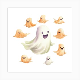 Ghosts 2 Art Print