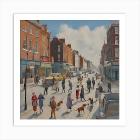 City Street Art Print