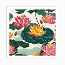 Lotus Flower 103 Art Print