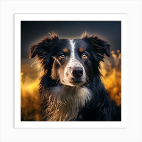 Portrait Of A Dog 4 Art Print