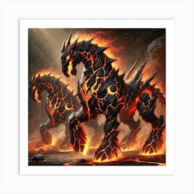 Pyroclastic Cavalry 3 Art Print