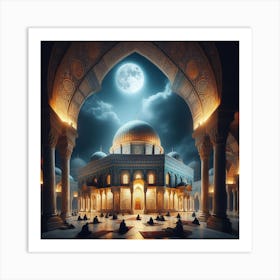 Dome Of The Rock Art Print