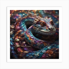 Quantum Serpent Art Print