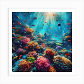 Coral Reef Art Print