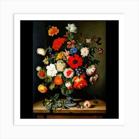 Flowers In A Vase Art Print