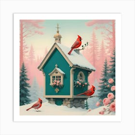 Cardinal House Art Print