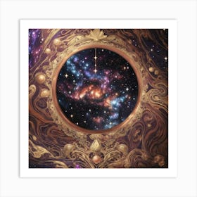 Nebula And Stars Art Print